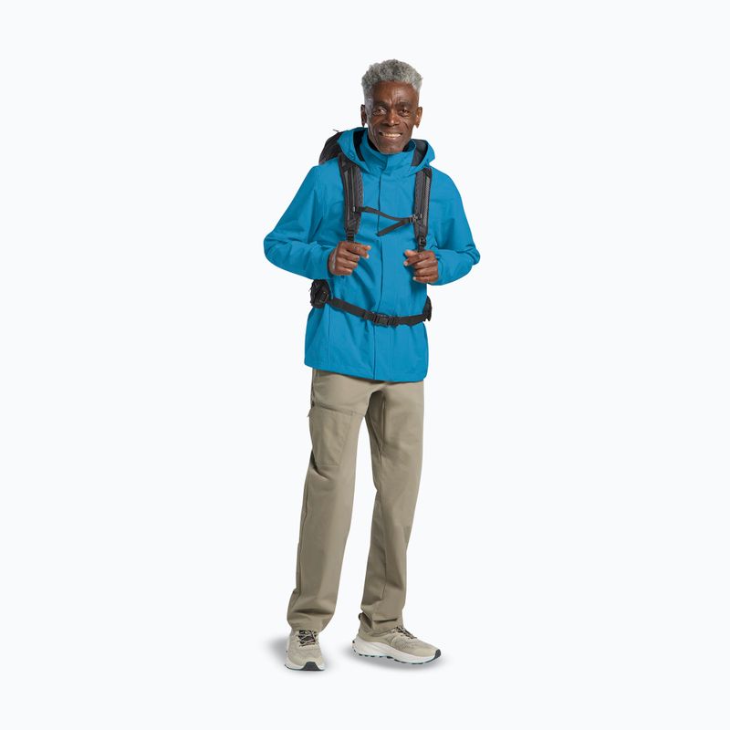 Herren-Regenjacke Jack Wolfskin Trailtime 2L aurora blue 2