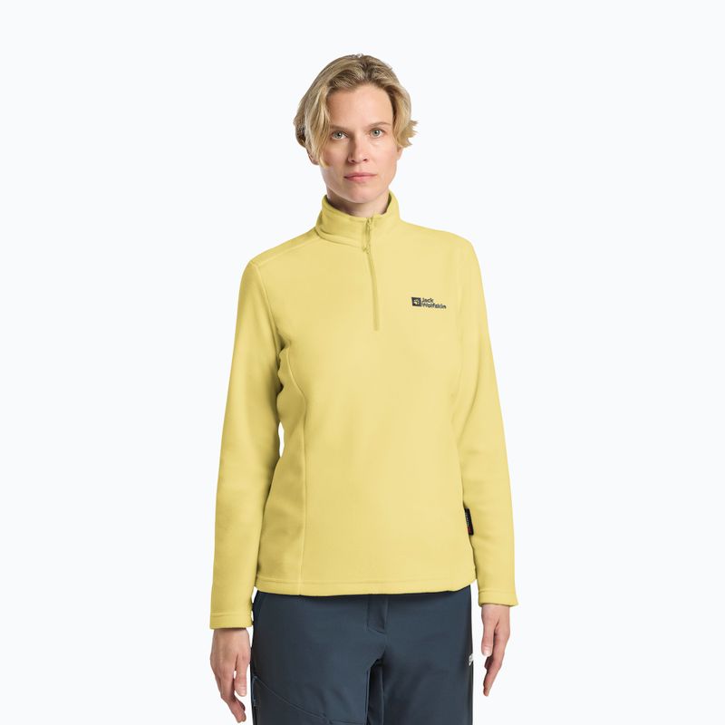 Damen-Trekkingpullover Jack Wolfskin Taunus Hz lemon ice
