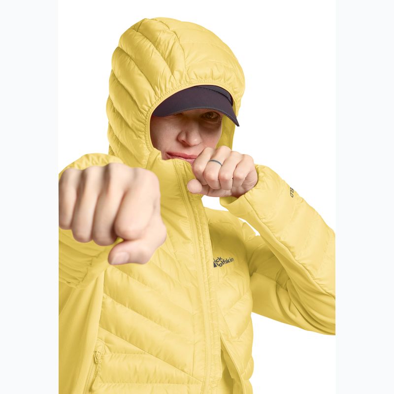 Damen Hybridjacke Jack Wolfskin Routeburn Pro Ins lemon ice 5