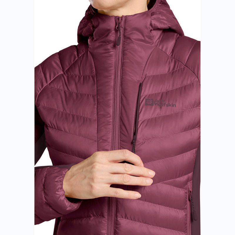 Gefütterte Jacke Damen Jack Wolfskin Routeburn Pro Ins raisin 6
