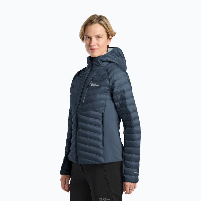 Damen Hybridjacke Jack Wolfskin Routeburn Pro Ins Mitternachtshimmel