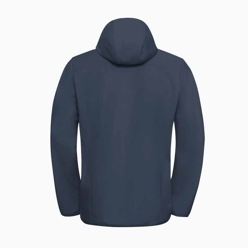 Herren Softshell-Jacke Jack Wolfskin Bornberg Hoody midnight sky 7