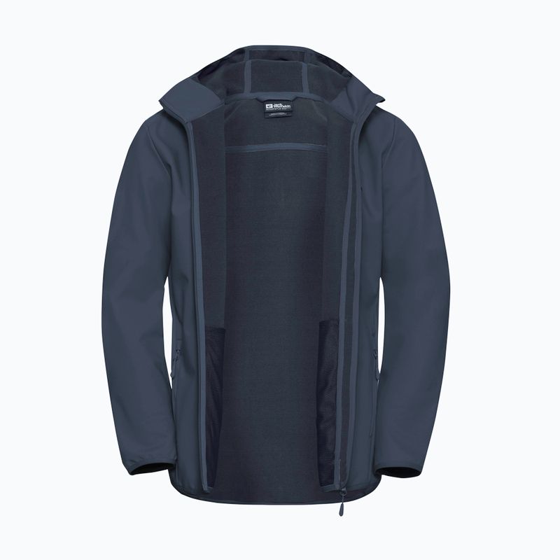Herren Softshell-Jacke Jack Wolfskin Bornberg Hoody midnight sky 8