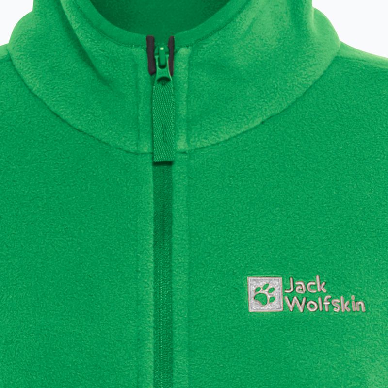 Fleece Hoodie Sweatshirt Kinder Jack Wolfskin Taunus mystic green 4