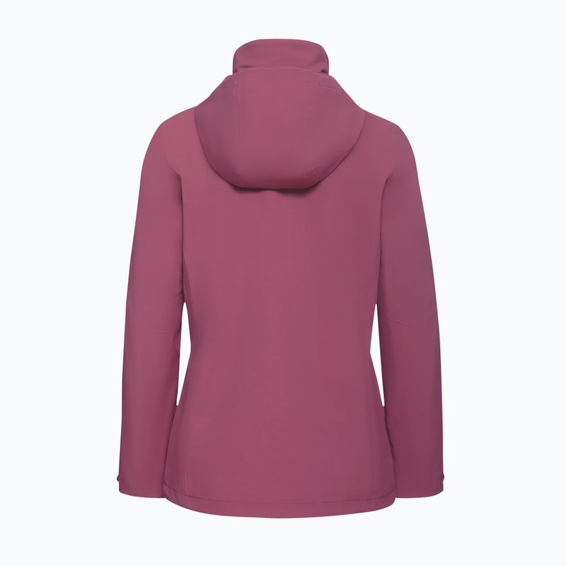 Damen Regenjacke Jack Wolfskin Trailtime 2L raisin 9