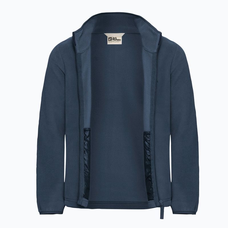 Fleece Hoodie Sweatshirt Kinder Jack Wolfskin Taunus midnight sky 3