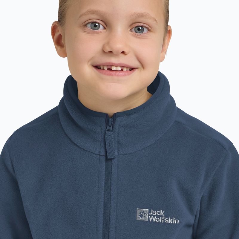 Fleece Hoodie Sweatshirt Kinder Jack Wolfskin Taunus midnight sky 11