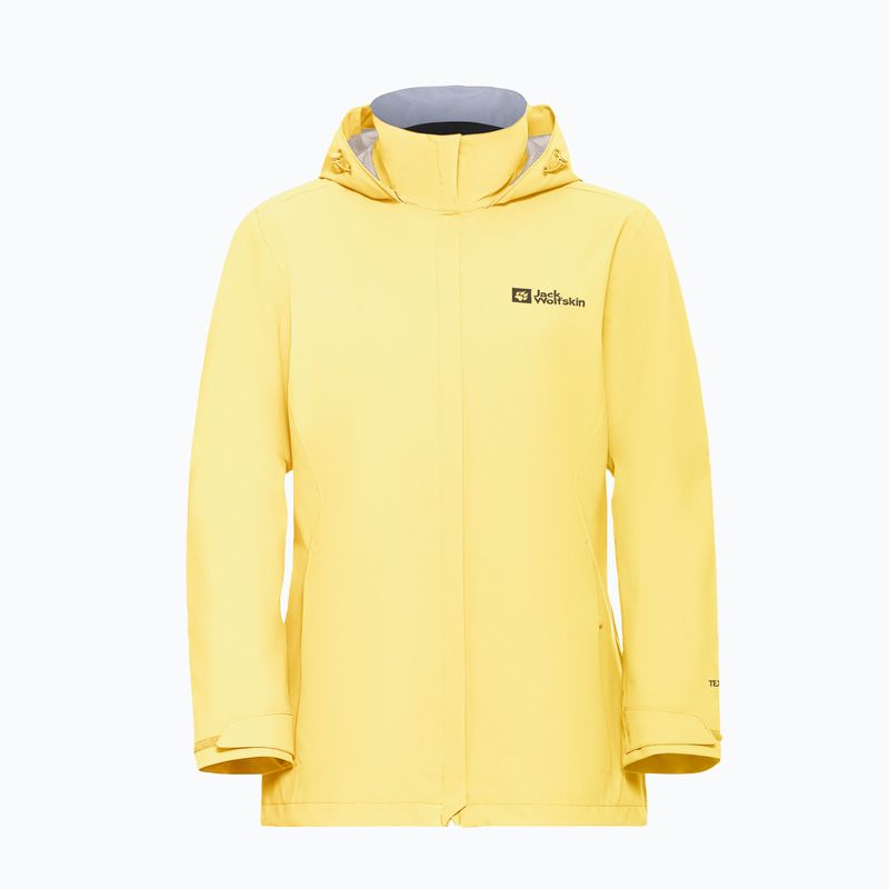 Damen Regenjacke Jack Wolfskin Trailtime 2L lemon ice 8