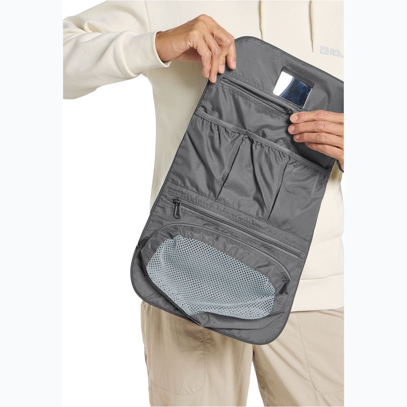 Kosmetiktasche Jack Wolfskin Konya Waschsalon slate 11