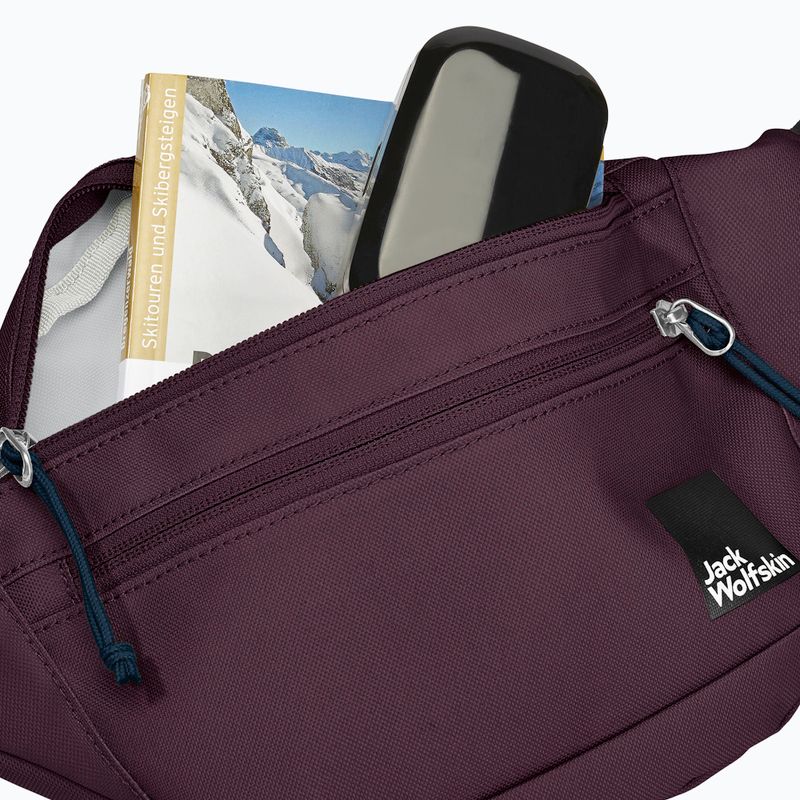 Bauchtasche Jack Wolfskin Konya Hipbag 2 l Amaranth 6