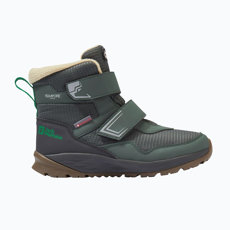 Kinderstiefel Jack Wolfskin Polar Bear-B Texapore Mid Vc mystic green