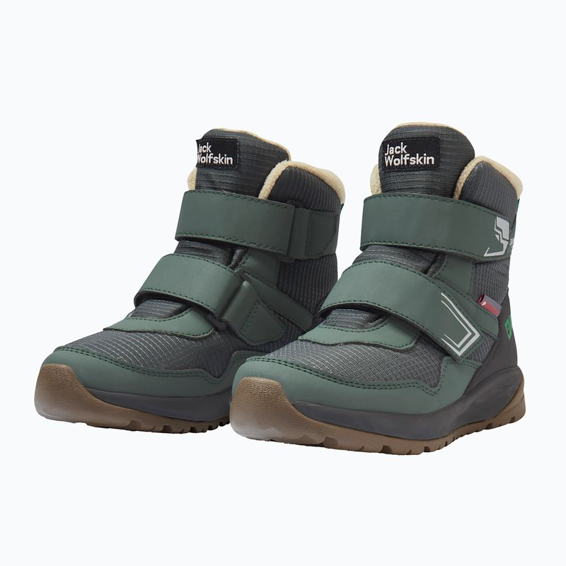 Kinderstiefel Jack Wolfskin Polar Bear-B Texapore Mid Vc mystic green 3