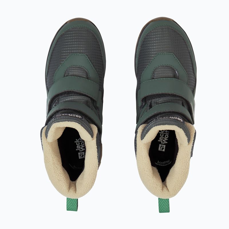 Kinderstiefel Jack Wolfskin Polar Bear-B Texapore Mid Vc mystic green 5