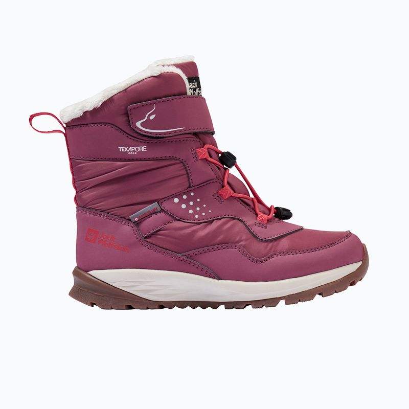 Kinderstiefel Jack Wolfskin Polar Bear-G Texapore High Vc raisin