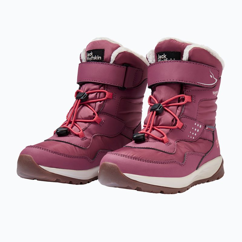 Kinderstiefel Jack Wolfskin Polar Bear-G Texapore High Vc raisin 3