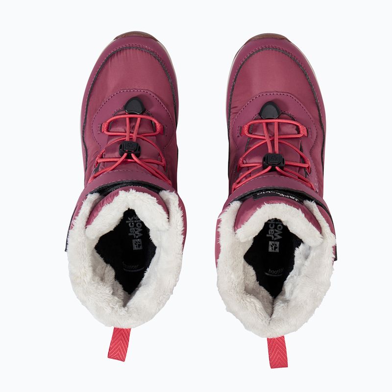 Kinderstiefel Jack Wolfskin Polar Bear-G Texapore High Vc raisin 5