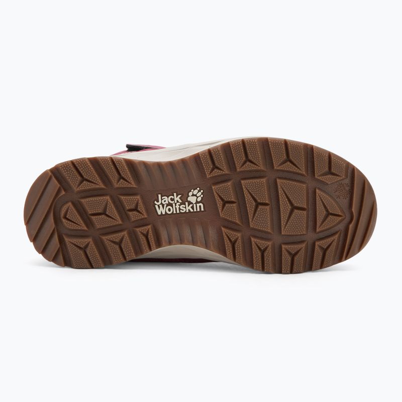 Kinderschuhe Jack Wolfskin Polar Bear-G Texapore High Vc raisin 4