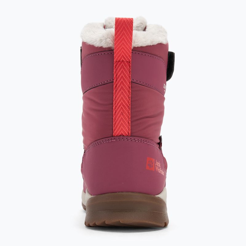 Kinderschuhe Jack Wolfskin Polar Bear-G Texapore High Vc raisin 6