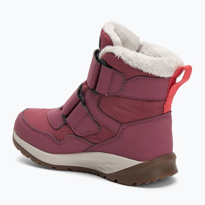Kinderschuhe Jack Wolfskin Polar Bear-B Texapore Mid Vc raisin 3