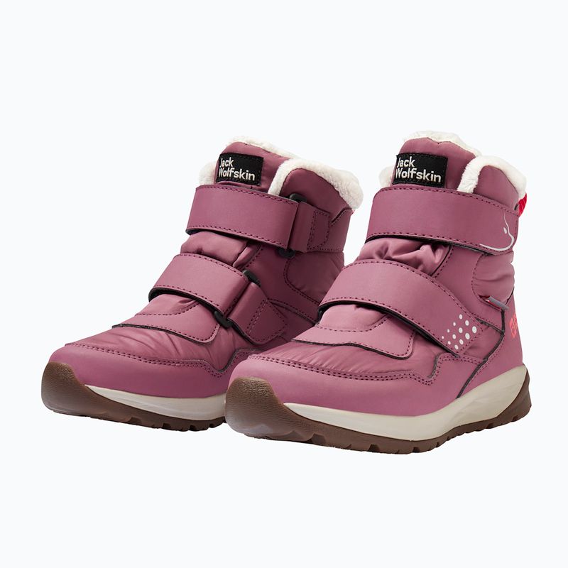 Kinderstiefel Jack Wolfskin Polar Bear-B Texapore Mid Vc raisin 3