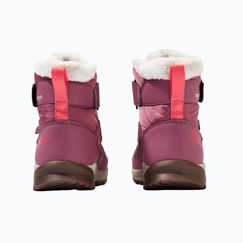 Kinderstiefel Jack Wolfskin Polar Bear-B Texapore Mid Vc raisin 4