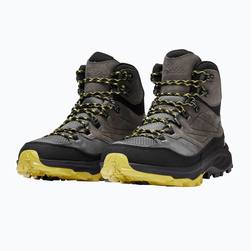 Trekkingschuhe Herren Jack Wolfskin Cyrox Texapore Mid slate 10