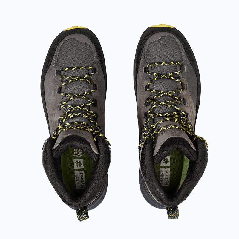 Trekkingschuhe Herren Jack Wolfskin Cyrox Texapore Mid slate 12