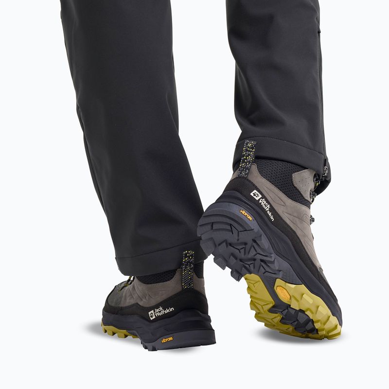 Trekkingschuhe Herren Jack Wolfskin Cyrox Texapore Mid slate 18