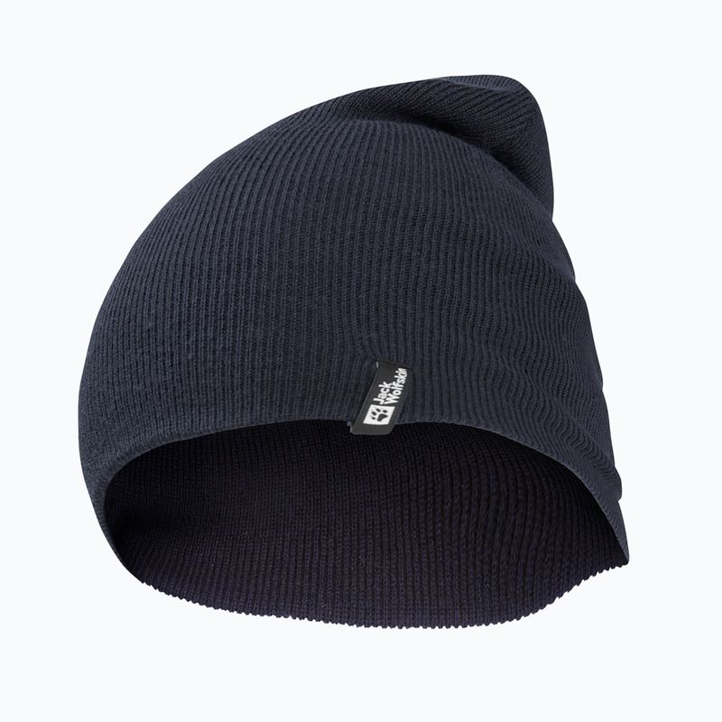 Wintermütze Jack Wolfskin Rib dark navy