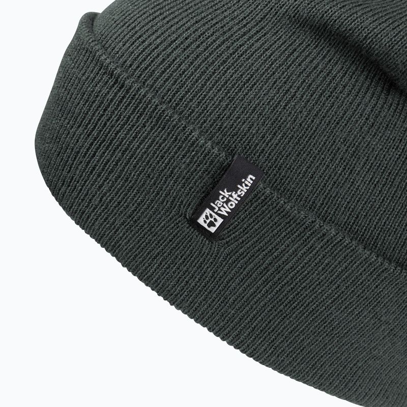 Wintermütze Jack Wolfskin Rib slate green 3