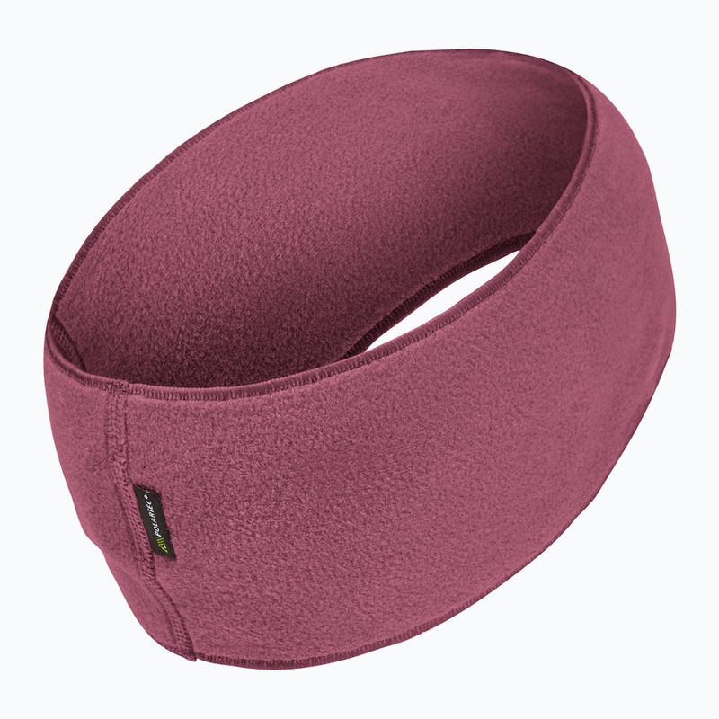 Jack Wolfskin Real Stuff Stirnband aus Fleece in der Farbe Raisin 2