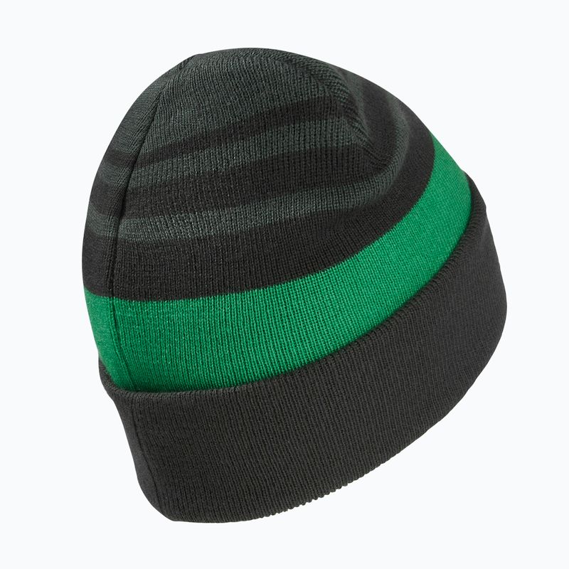Kinder-Wintermütze Jack Wolfskin Stripy Knit slate green/mystic 2