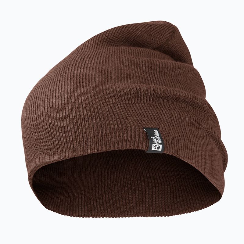 Jack Wolfskin Rib Wintermütze hot choc