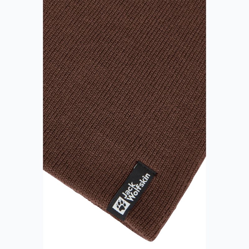 Jack Wolfskin Rib Wintermütze hot choc 3