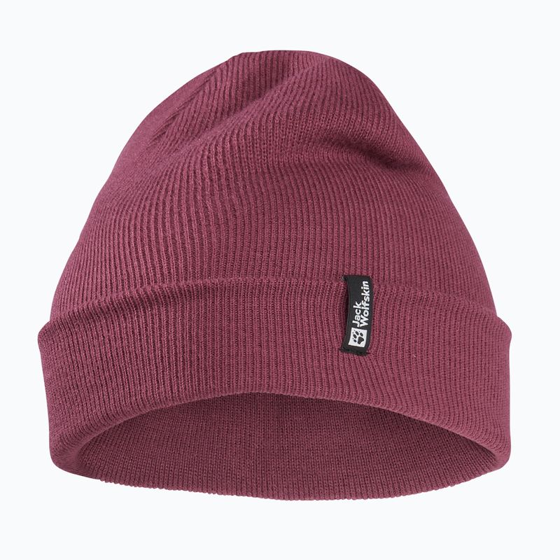 Wintermütze Jack Wolfskin Rib raisin