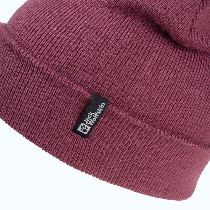 Wintermütze Jack Wolfskin Rib raisin 3