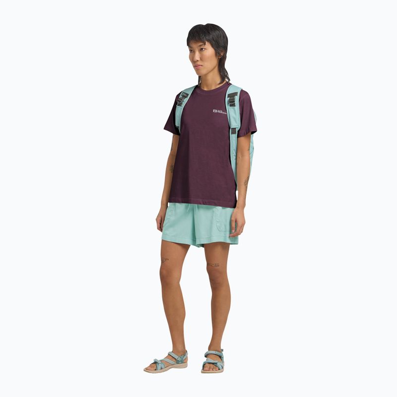 Damen T-Shirt Jack Wolfskin Essential Amaranth 2