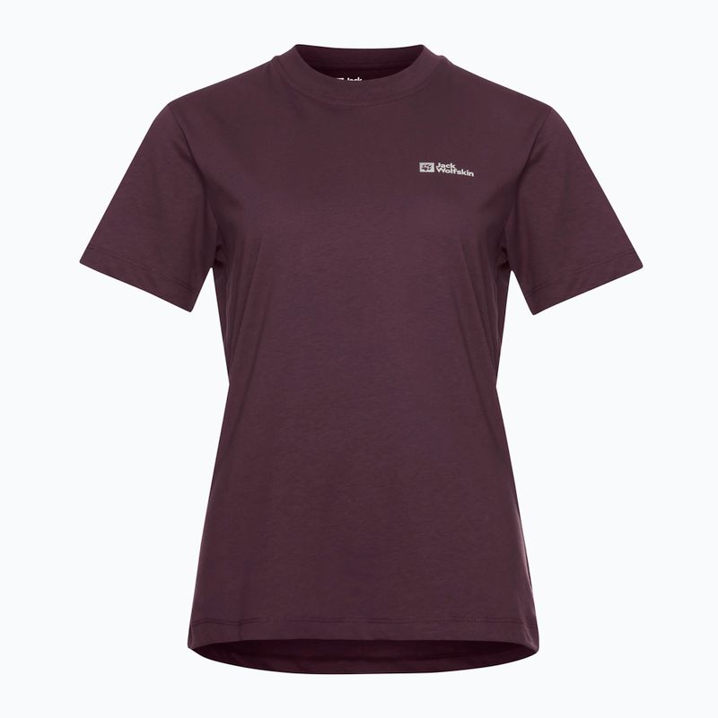 Damen T-Shirt Jack Wolfskin Essential Amaranth 5
