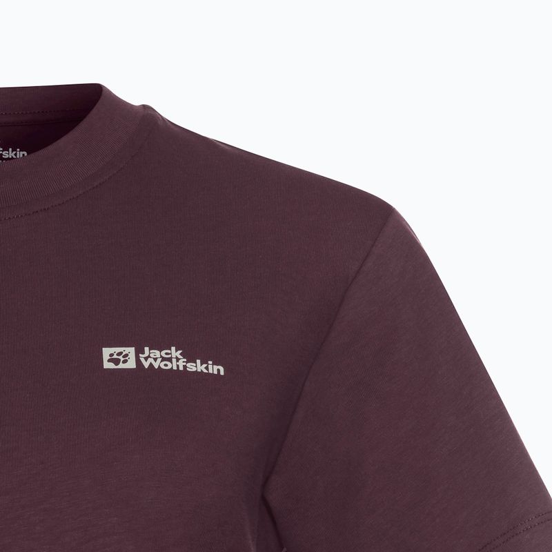 Damen T-Shirt Jack Wolfskin Essential Amaranth 7