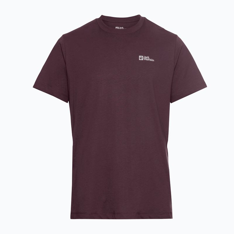 Herren T-Shirt Jack Wolfskin Essential Amaranth 6