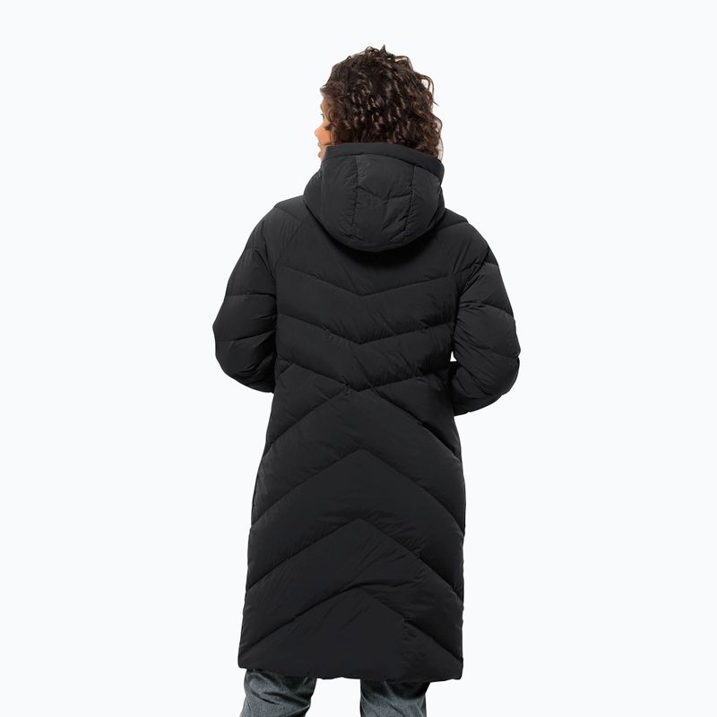 Damen Daunenmantel Jack Wolfskin Marienplatz Coat black 2