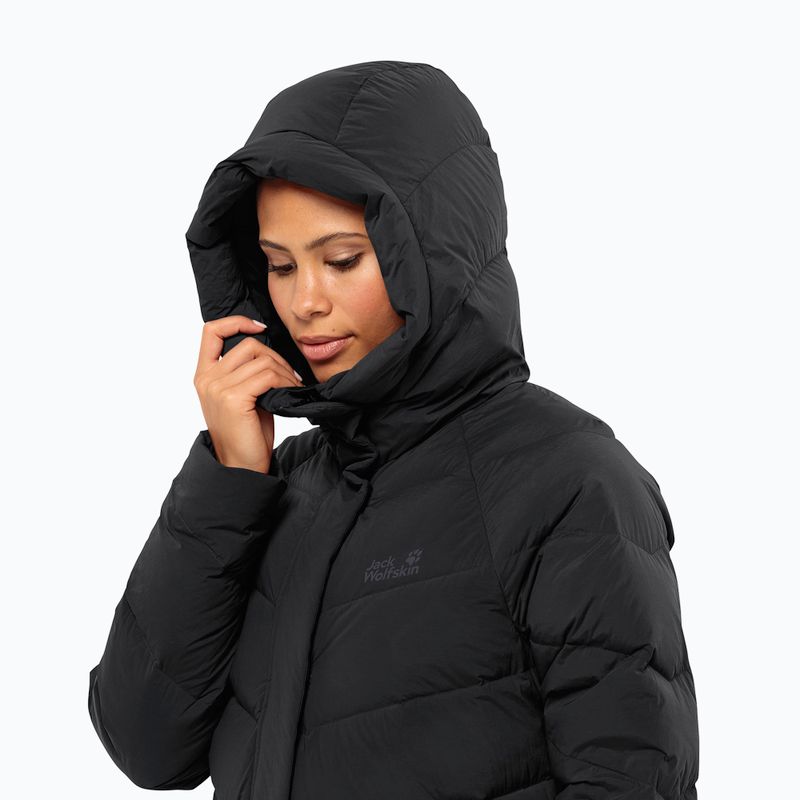Damen Daunenmantel Jack Wolfskin Marienplatz Coat black 3