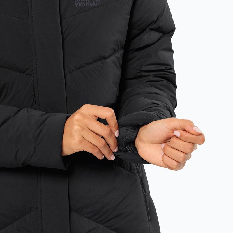 Damen Daunenmantel Jack Wolfskin Marienplatz Coat black 5