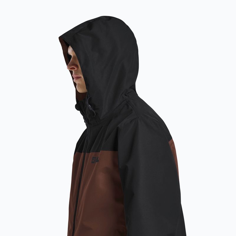 Herren 3in1 Jack Wolfskin Taubenberg 3In1 hot choc Jacke 7