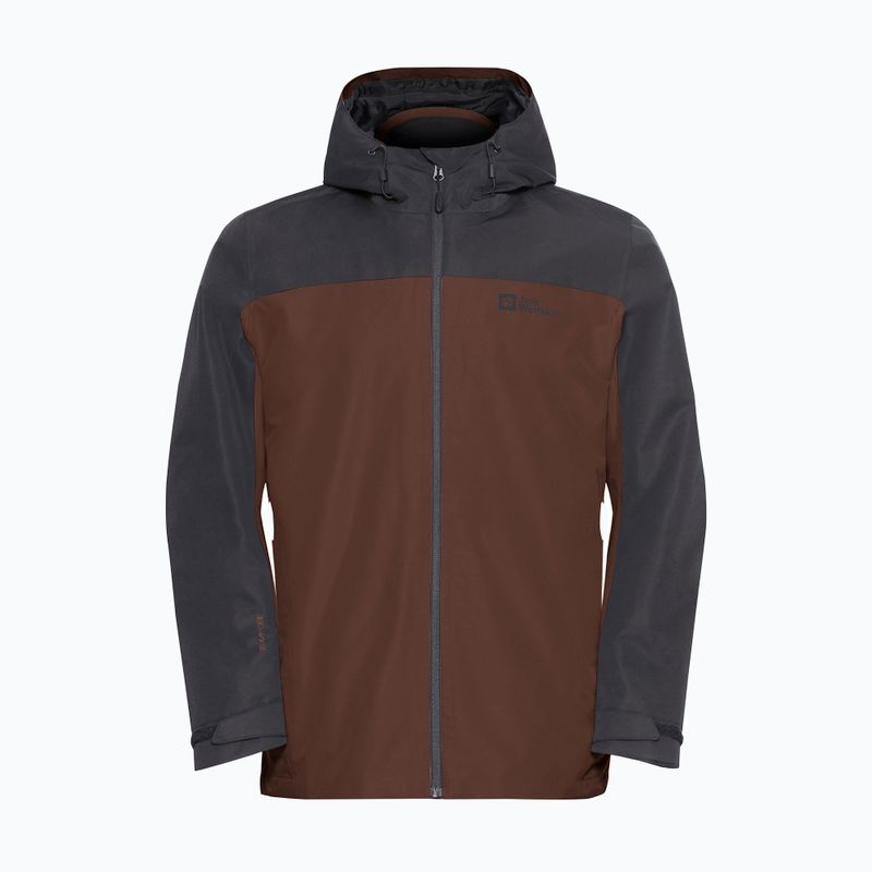 Jacke 3in1 Herren Jack Wolfskin Taubenberg 3In1 hot choc 10