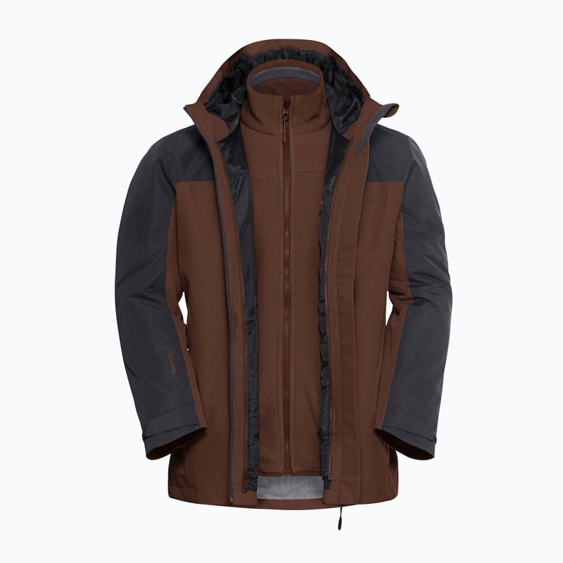 Herren 3in1 Jack Wolfskin Taubenberg 3In1 hot choc Jacke 12