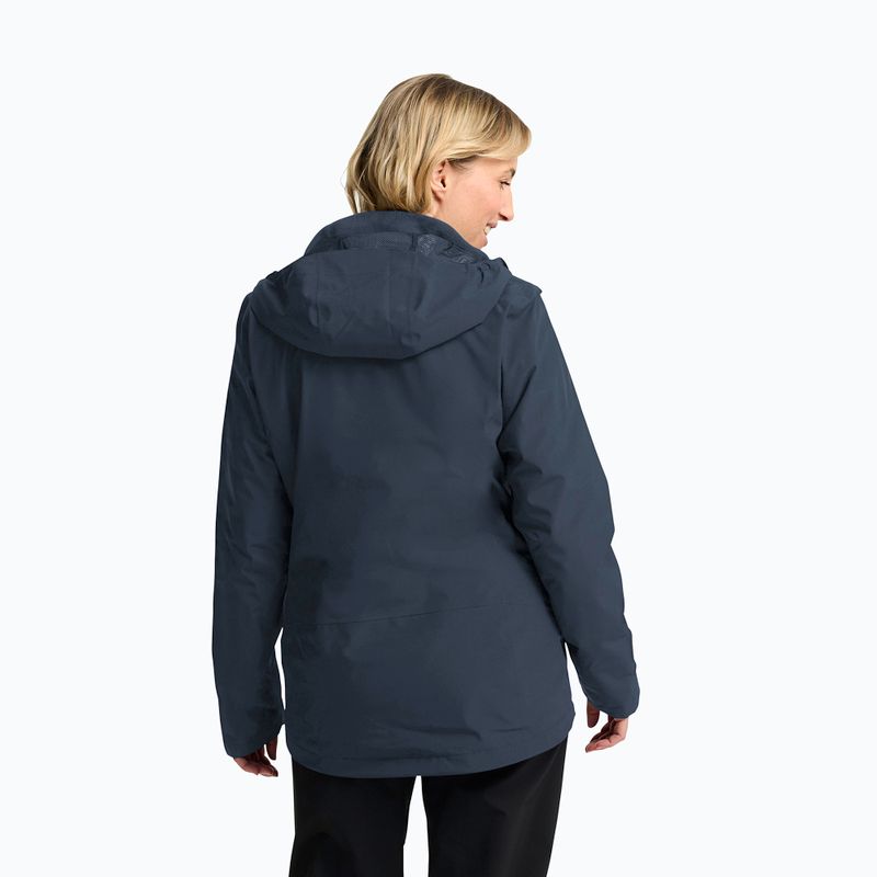 Damen 3in1 Jack Wolfskin Moonrise Jacke midnight sky 3