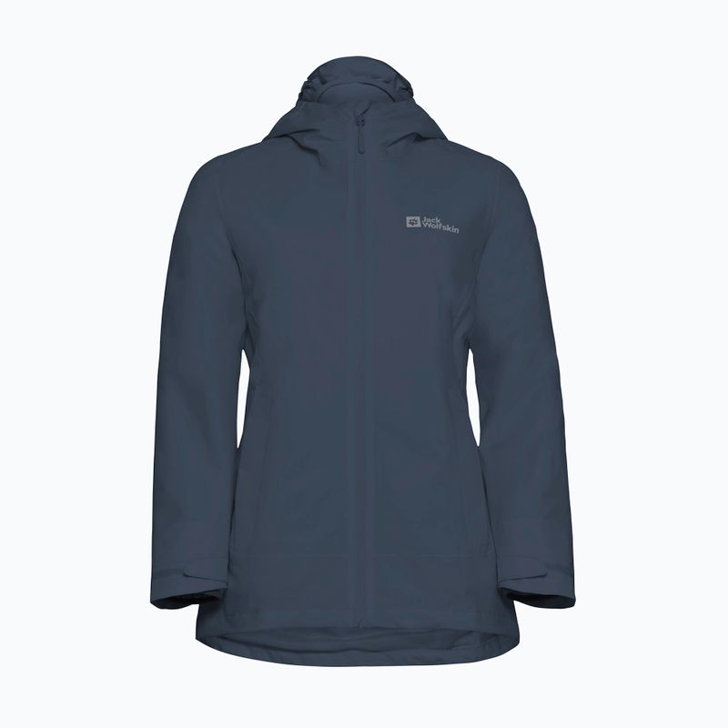 Damen 3in1 Jack Wolfskin Moonrise Jacke midnight sky 10