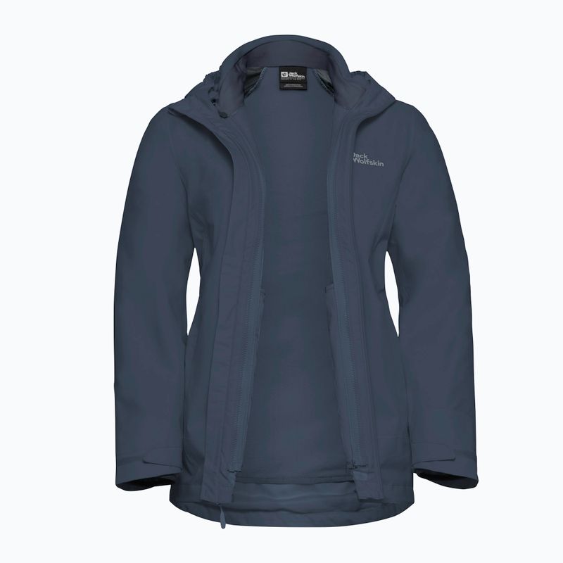 Damen 3in1 Jack Wolfskin Moonrise Jacke midnight sky 13