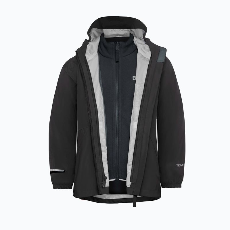 Jacke 3in1 Kinder Jack Wolfskin Iceland 3IN1 black 3